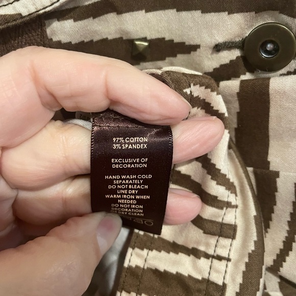Multiples tan and brown Zebra print jacket. Size S - Picture 6 of 6